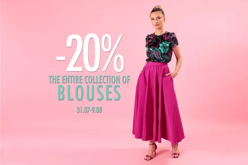 Catalog YOKKO Negrești-Oaș | -20% AT THE ENTIRE COLLECTION OF BLOUSES | 2026-07-31T00:00:00.000Z - 2026-08-09T00:00:00.000Z