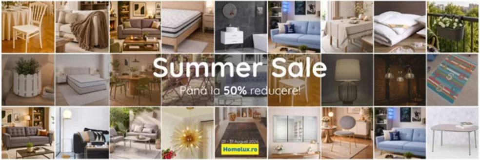 Catalog Homelux Ardud | Summer Sale | 2026-08-03T00:00:00.000Z - 2026-08-31T00:00:00.000Z