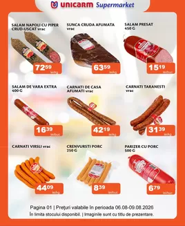 Catalog Unicarm | Promoție de weekend 06.08 - 09.08.2026 | 2026-08-06T00:00:00.000Z - 2026-08-09T00:00:00.000Z