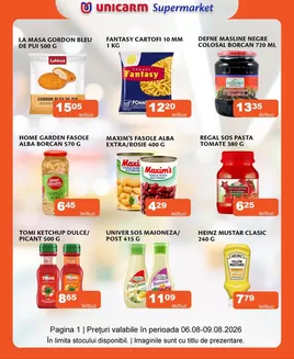 Catalog Unicarm | Promoție de weekend | 2026-08-06T00:00:00.000Z - 2026-08-09T00:00:00.000Z