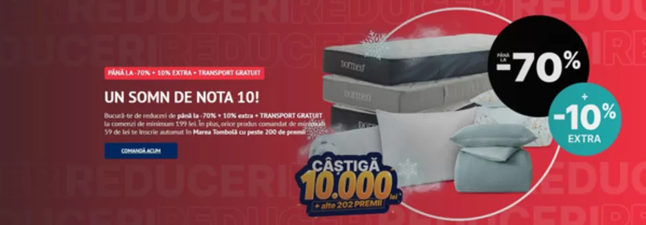 Catalog Dormeo Otopeni | UN SOMN DE NОТА 10! | 2026-08-31T00:00:00.000Z - 2026-09-06T00:00:00.000Z