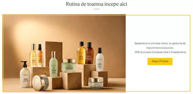 Catalog L'Occitane Sibiu | Rutina de toamna incepe aici | 2026-09-01T00:00:00.000Z - 2026-09-06T00:00:00.000Z