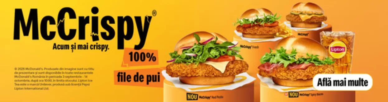 Catalog McDonald's | McDonald's Specials | 2026-09-03T00:00:00.000Z - 2026-09-16T00:00:00.000Z