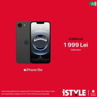 Catalog iSTYLE Bragadiru | iSTYLE catalog | 2026-09-09T00:00:00.000Z - 2026-09-15T00:00:00.000Z