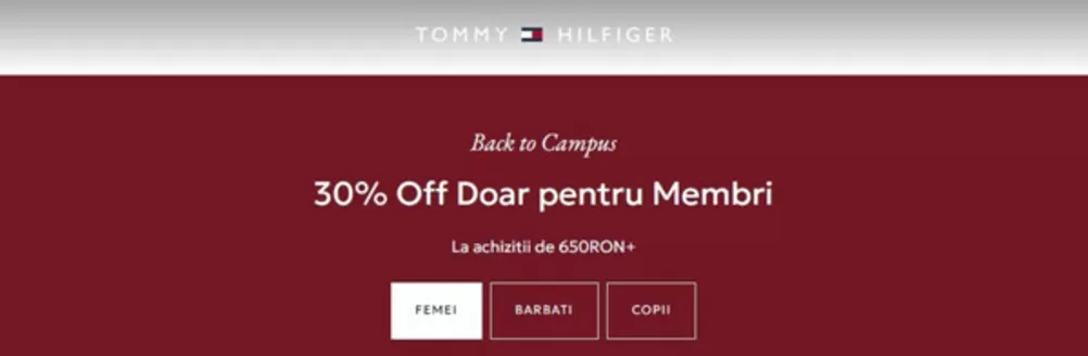 Catalog Tommy Hilfiger | Back to Campus | 2026-09-15T00:00:00.000Z - 2026-09-20T00:00:00.000Z