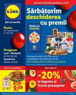 Catalog Lidl Drăgănești-Olt | de luni 14.09 până duminică 20.09 | 2026-09-21T00:00:00.000Z - 2026-09-27T00:00:00.000Z
