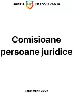Catalog Banca Transilvania Sibiu | Comisioane persoane juridice | 2026-09-16T00:00:00.000Z - 2026-09-30T00:00:00.000Z
