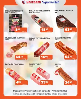 Catalog Unicarm | Promoție de weekend 17.09 - 20.09.2026 | 2026-09-17T00:00:00.000Z - 2026-09-20T00:00:00.000Z