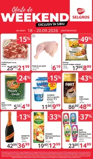 Catalog Selgros Roznov | Oferte de weekend SELGROS SIBIU | 2026-09-18T00:00:00.000Z - 2026-09-20T00:00:00.000Z