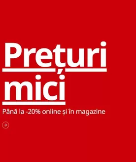 Catalog Ikea Piatra Neamț | Prețuri mici până la -20% | 2026-09-22T00:00:00.000Z - 2026-10-05T00:00:00.000Z