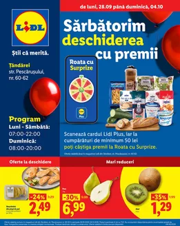 Catalog Lidl Baia de Aramă | de luni 28.09 până duminică 0410 | 2026-09-28T00:00:00.000Z - 2026-10-04T00:00:00.000Z