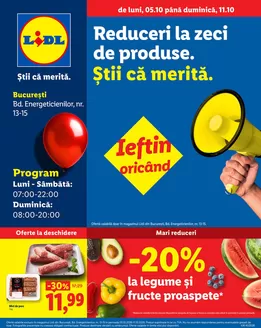 Catalog Lidl | de luni 05.10 până duminică 11.10 | 2026-10-05T00:00:00.000Z - 2026-10-11T00:00:00.000Z
