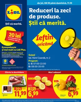 Catalog Lidl | de joi 08.10 până duminică 11.10 | 2026-10-08T00:00:00.000Z - 2026-10-11T00:00:00.000Z