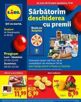Catalog Lidl Țăndărei | de luni 05.10 până duminică 11.10 | 2026-10-05T00:00:00.000Z - 2026-10-11T00:00:00.000Z