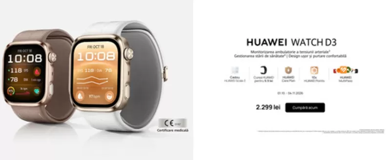 Catalog Huawei | Huawei Ofertă | 2026-10-01T00:00:00.000Z - 2026-11-04T00:00:00.000Z