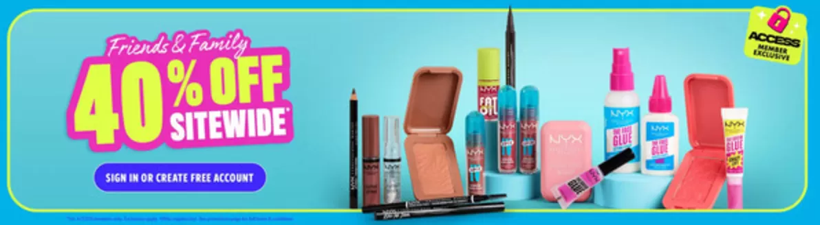 Catalog Nyx | 40% OFF SITEWIDE | 2026-10-01T00:00:00.000Z - 2026-10-14T00:00:00.000Z