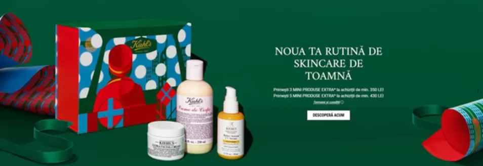 Catalog Kiehl's Ploiești | NOUA TA RUTINĂ DE SKINCARE DE TOAMNĂ | 2026-10-08T00:00:00.000Z - 2026-10-20T00:00:00.000Z