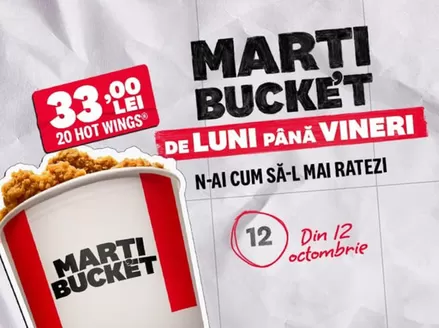 Catalog KFC | Mai multe. Și de toate felurile! | 2026-10-08T00:00:00.000Z - 2026-10-21T00:00:00.000Z