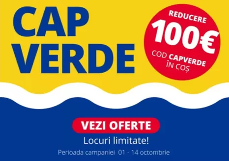 Catalog Dertour Ploiești | CAP VERDE | 2026-10-09T00:00:00.000Z - 2026-10-14T00:00:00.000Z
