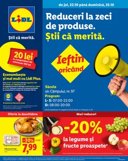 Catalog Lidl | de joi 22.10 până duminică 25.10 | 2026-10-22T00:00:00.000Z - 2026-10-25T00:00:00.000Z