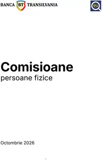 Catalog Banca Transilvania | Comisioane persoane fizice | 2026-10-16T00:00:00.000Z - 2026-11-03T00:00:00.000Z