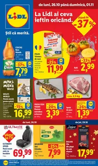 Catalog Lidl Târgu Neamț | de luni 26.10 până duminică 01.11 | 2026-10-26T00:00:00.000Z - 2026-11-01T00:00:00.000Z