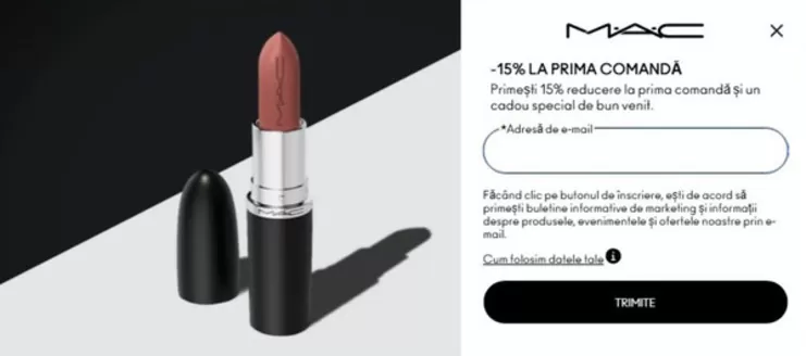 Catalog MAC Cosmetics Mizil | -15% LA PRIMA COMANDĂ | 2026-10-23T00:00:00.000Z - 2026-11-05T00:00:00.000Z
