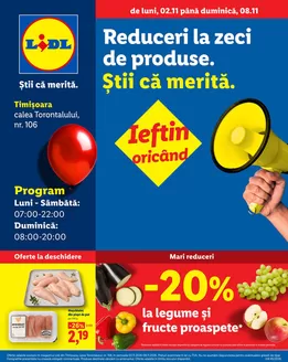 Catalog Lidl | de luni 02.11 până duminică 08.11 | 2026-11-02T00:00:00.000Z - 2026-11-08T00:00:00.000Z