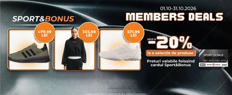 Catalog Buzz Sântana | MEMBERS DEALS -20% | 2026-10-28T00:00:00.000Z - 2026-10-31T00:00:00.000Z