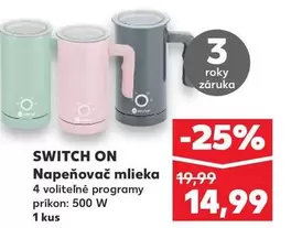 Switch - Napeňovač mlieka
