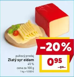 Zlatý syr eidam