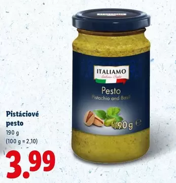 Pistáciové pesto