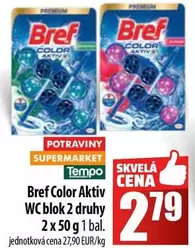 Color Aktiv WC blok 2 druhy