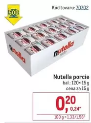 Nutella - Porcie