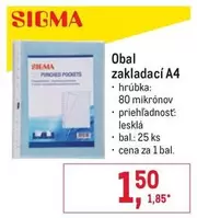 Sigma - zakladací A4