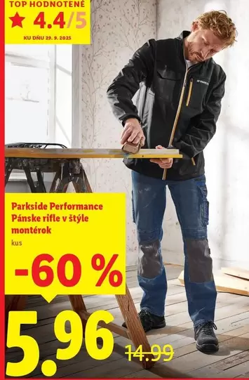 Pánske rifle v štýle montérok