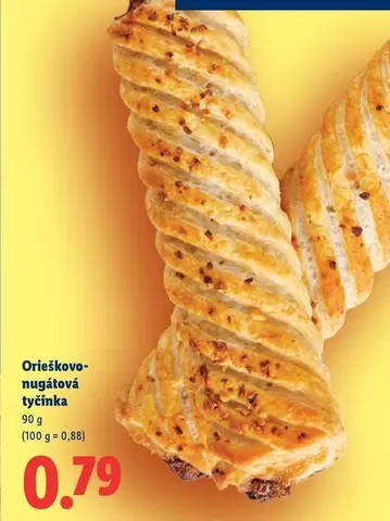 Orieškovo-nugátová tyčinka