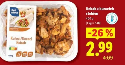 Kebab z kuracích stehien