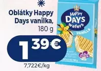 Oblátky Happy Days vanilka