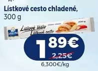 Lístkové cesto chladené