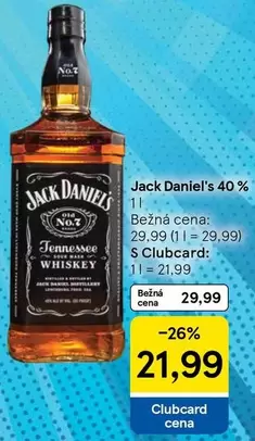 Jack Daniel's -  40%