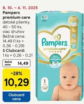 premium care detské plienky