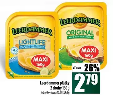 Leerdammer plátky