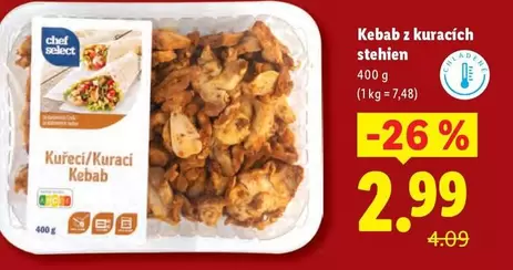 Kebab z kuracích stehien