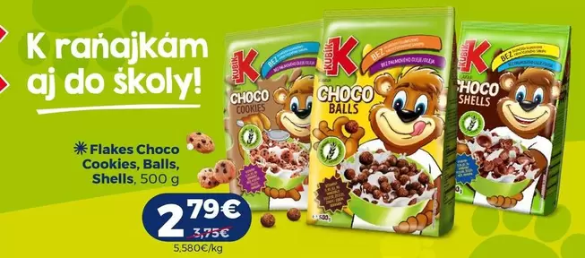 Choco Flakes Cookies, Balls, Shells