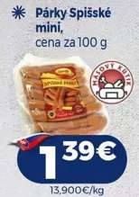 Párky Spišské mini