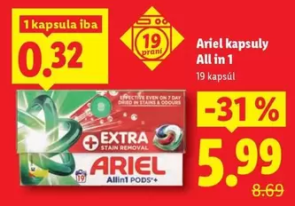 Ariel - kapsuly All in 1