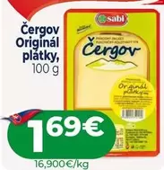 Čergov Originál plátky