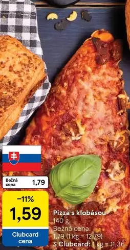 Pizza s klobásou