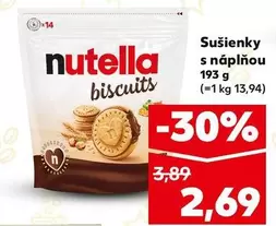 Nutella - Sušienky s náplňou
